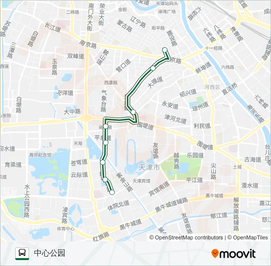 9路区间 Bus Line Map