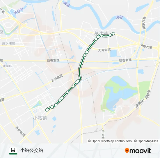 208区间 Bus Line Map