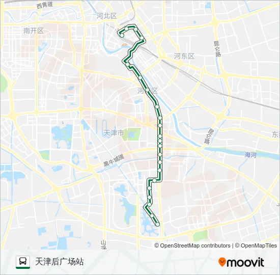 96路区间 Bus Line Map