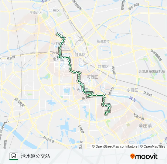 临800路 Bus Line Map