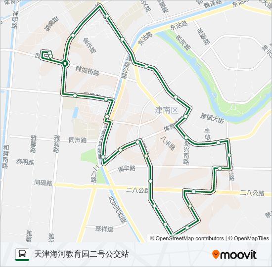 203路内环 bus Line Map