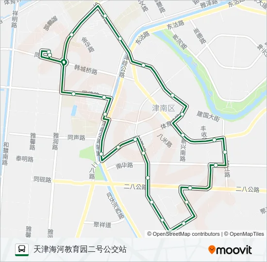 203路内环 Bus Line Map