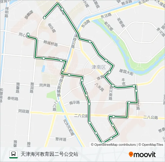 203路外环 Bus Line Map
