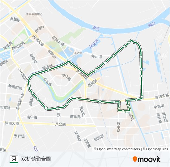 212路内环 bus Line Map