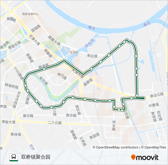 212路外环 bus Line Map