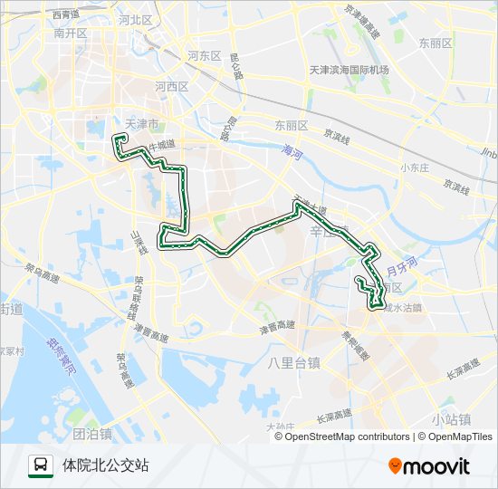 705路东线 bus Line Map