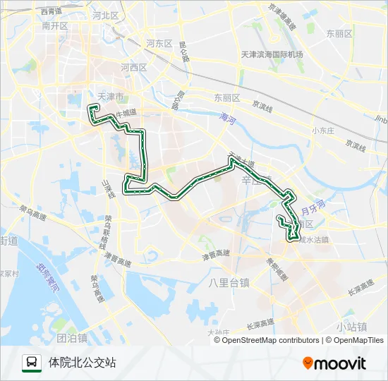 705路东线 Bus Line Map