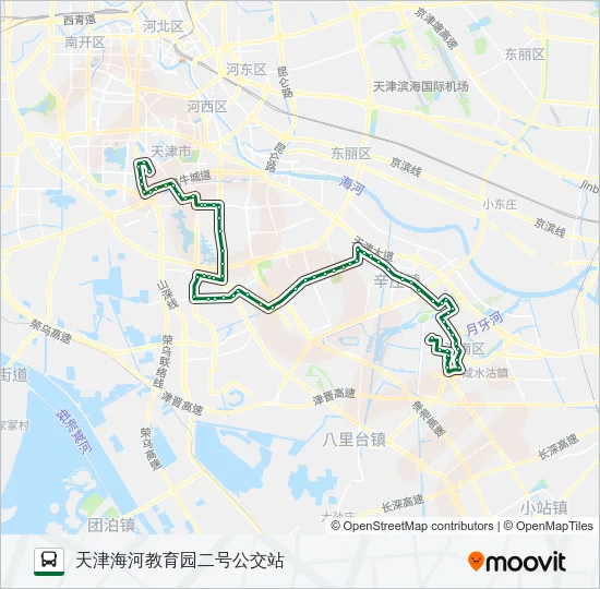 705路东线 Bus Line Map