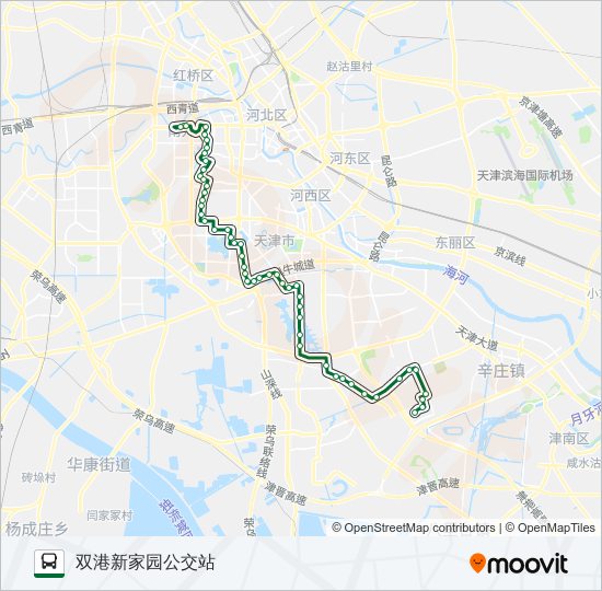 705路西线 bus Line Map