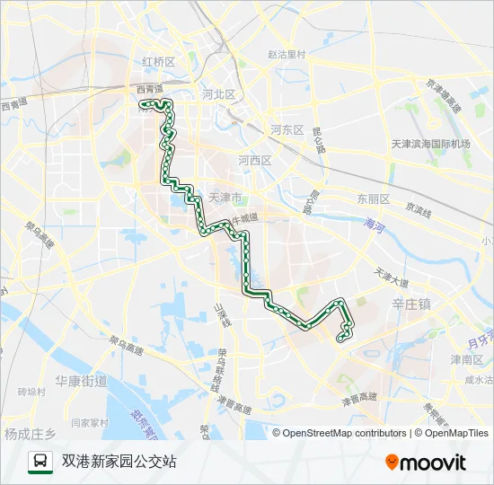 705路西线 Bus Line Map