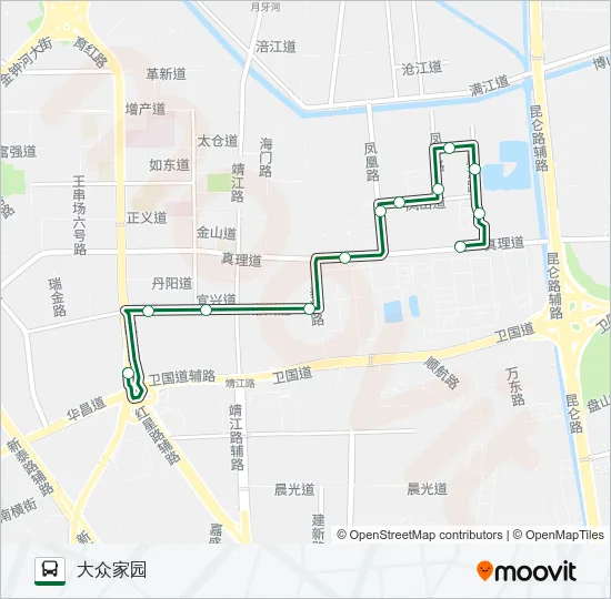 315路 Bus Line Map