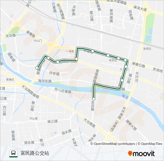公交316路的线路图