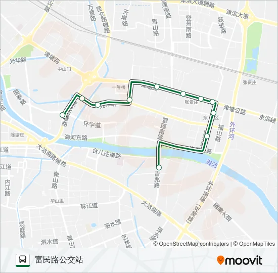 公交316路的线路图
