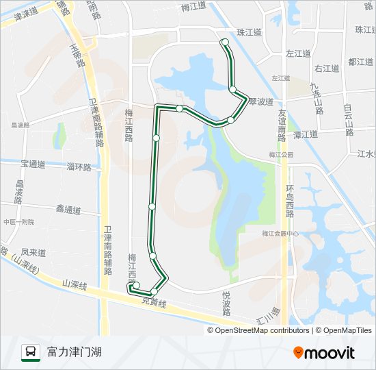 323路 bus Line Map