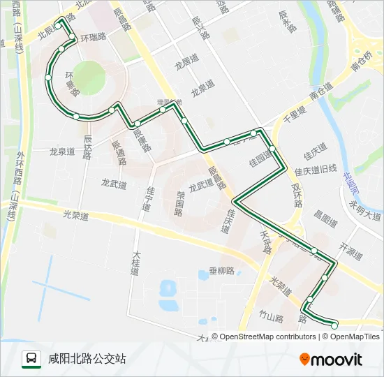 345路 Bus Line Map