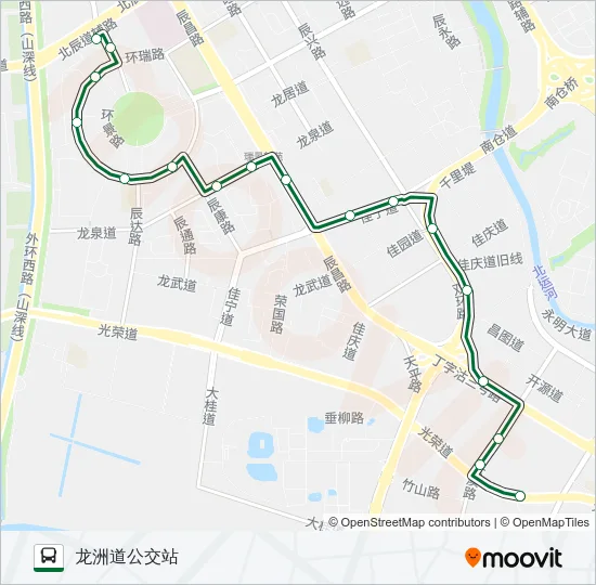 345路 Bus Line Map