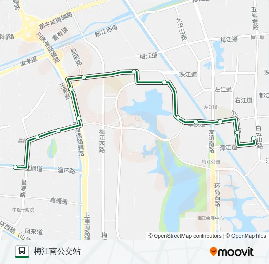 346路 Bus Line Map