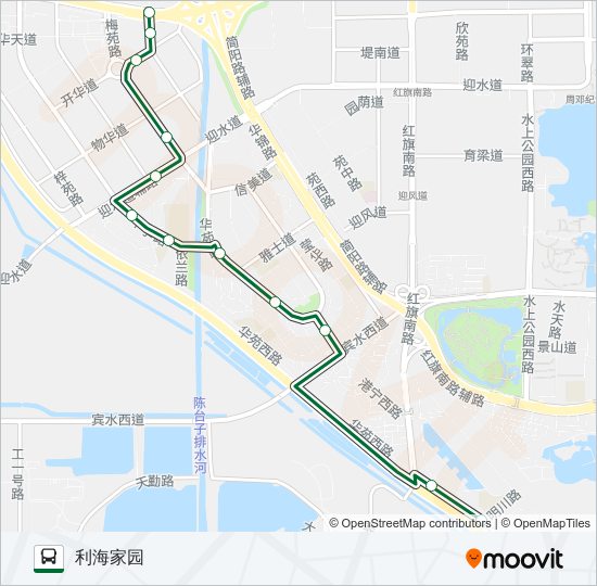 347路 bus Line Map