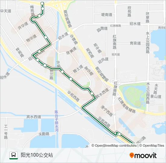 347路 Bus Line Map