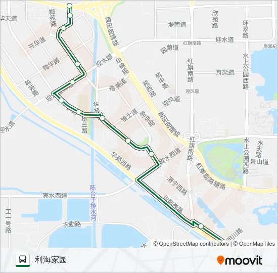 347路 Bus Line Map