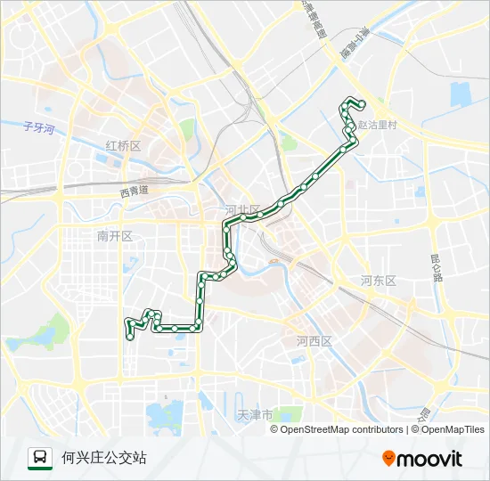 公交633路的线路图
