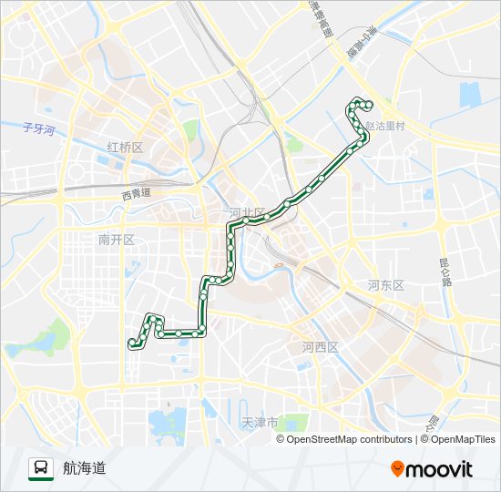 公交633路的线路图