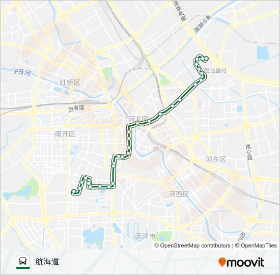 公交633路的线路图