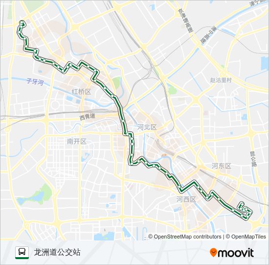 公交642路的线路图