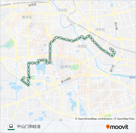 643路 bus Line Map