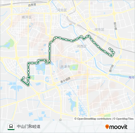 643路 Bus Line Map