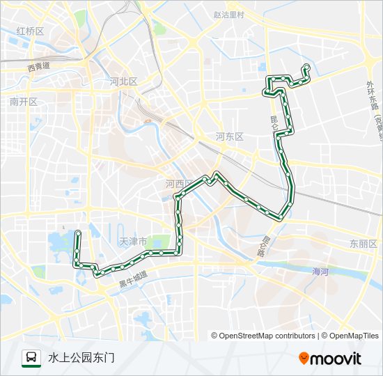 公交668路的线路图