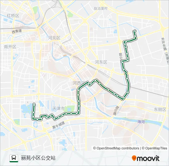 公交668路的线路图