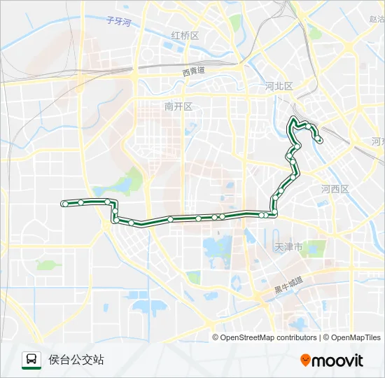 845路 Bus Line Map