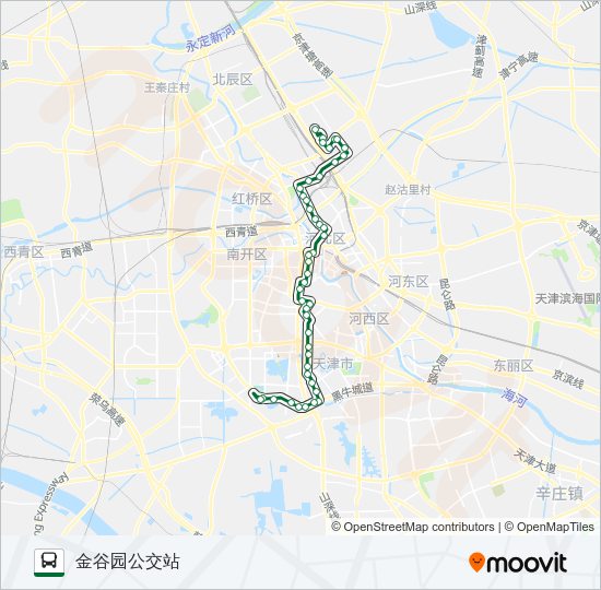 公交878路的线路图