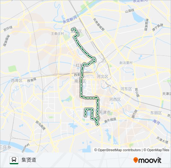 公交879路的线路图