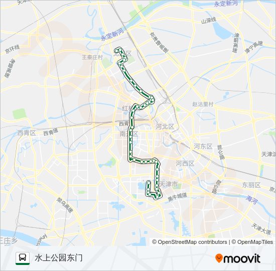 公交879路的线路图