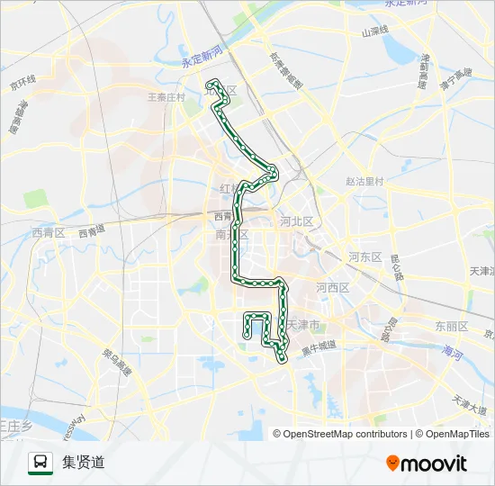 公交879路的线路图
