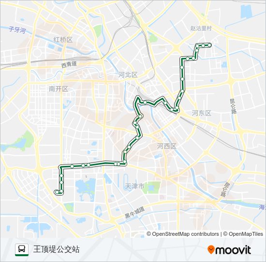 公交902路的线路图