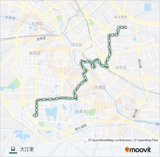 公交902路的线路图