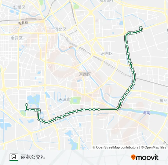 快速1路 Bus Line Map