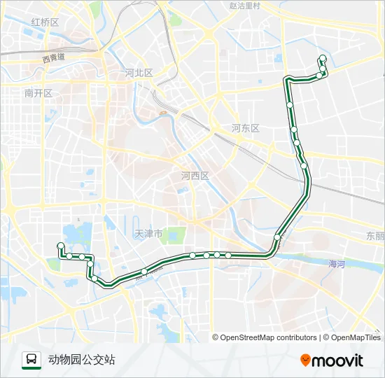 快速1路 Bus Line Map