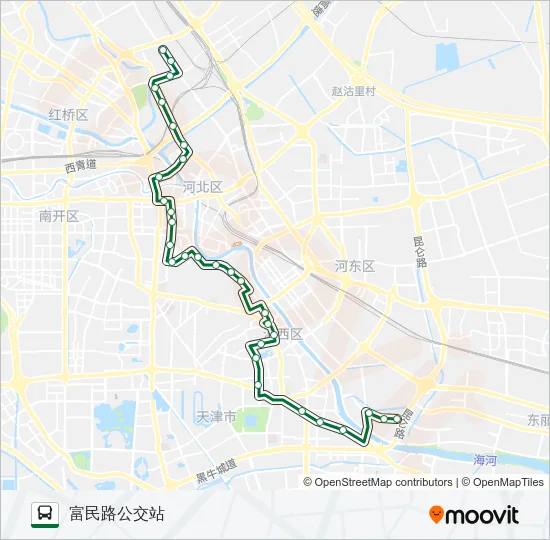 观光1路 Bus Line Map