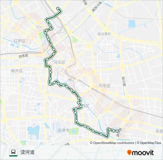 观光1路 Bus Line Map