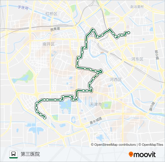 公交观光2路的线路图