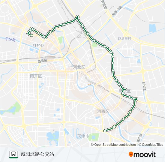 47路区间 bus Line Map