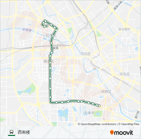 47路区间 Bus Line Map