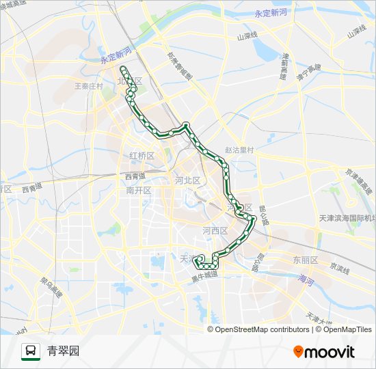 中国 天津 巴士实业 市区912路路公交市区912路路的时间表 公交市区