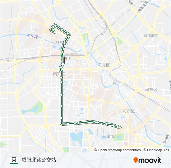 48路区间(双层) bus Line Map