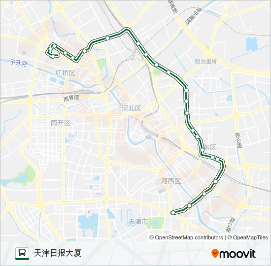48路区间(双层) Bus Line Map