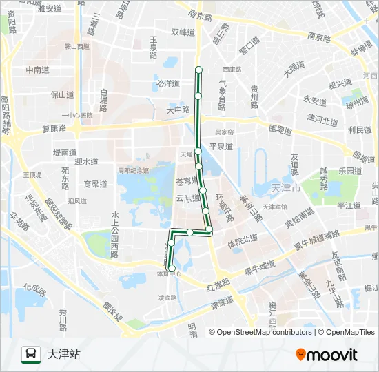 8路 Bus Line Map